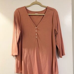 Old Navy Women's V-Neck Blouse - Coral